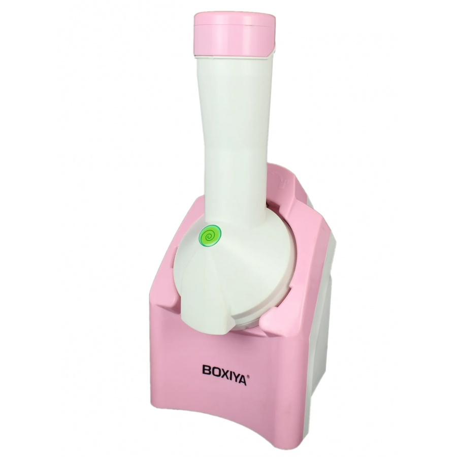 Masina De Preparat Inghetata Cu Putere 210w, Usor De Curatat, Alimentare 230 V 50 Hz, Dimensiuni 193x162x388 Mm, Ergonomica, Alb/roz