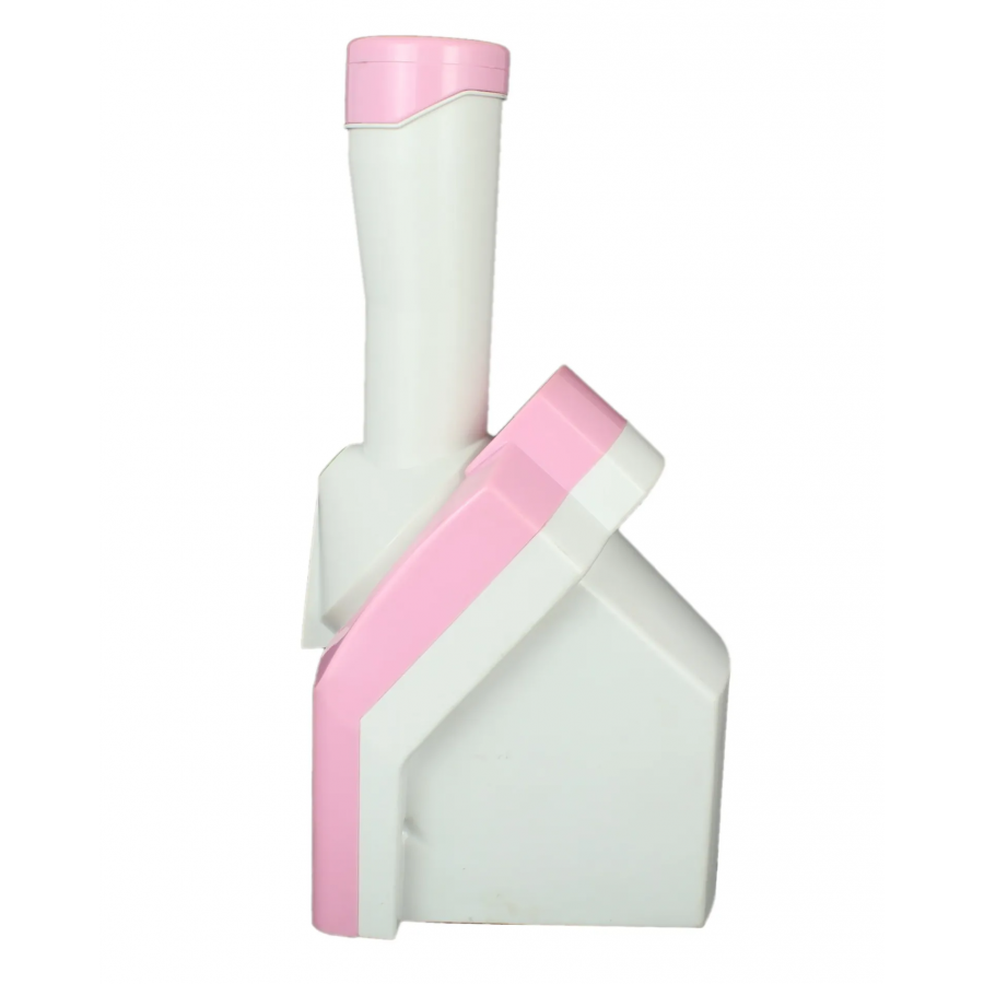 Masina De Preparat Inghetata Cu Putere 210w, Usor De Curatat, Alimentare 230 V 50 Hz, Dimensiuni 193x162x388 Mm, Ergonomica, Alb/roz