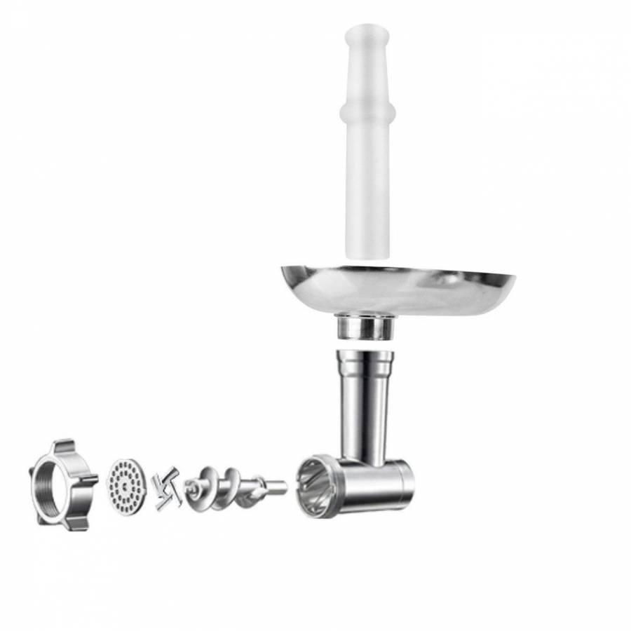 Masina De Tocat Carne Electrica Victronic , Putere 1400 W , Alimentare 230v ~ 50hz , Material Din Otel Inoxidabil ,  Argintiu