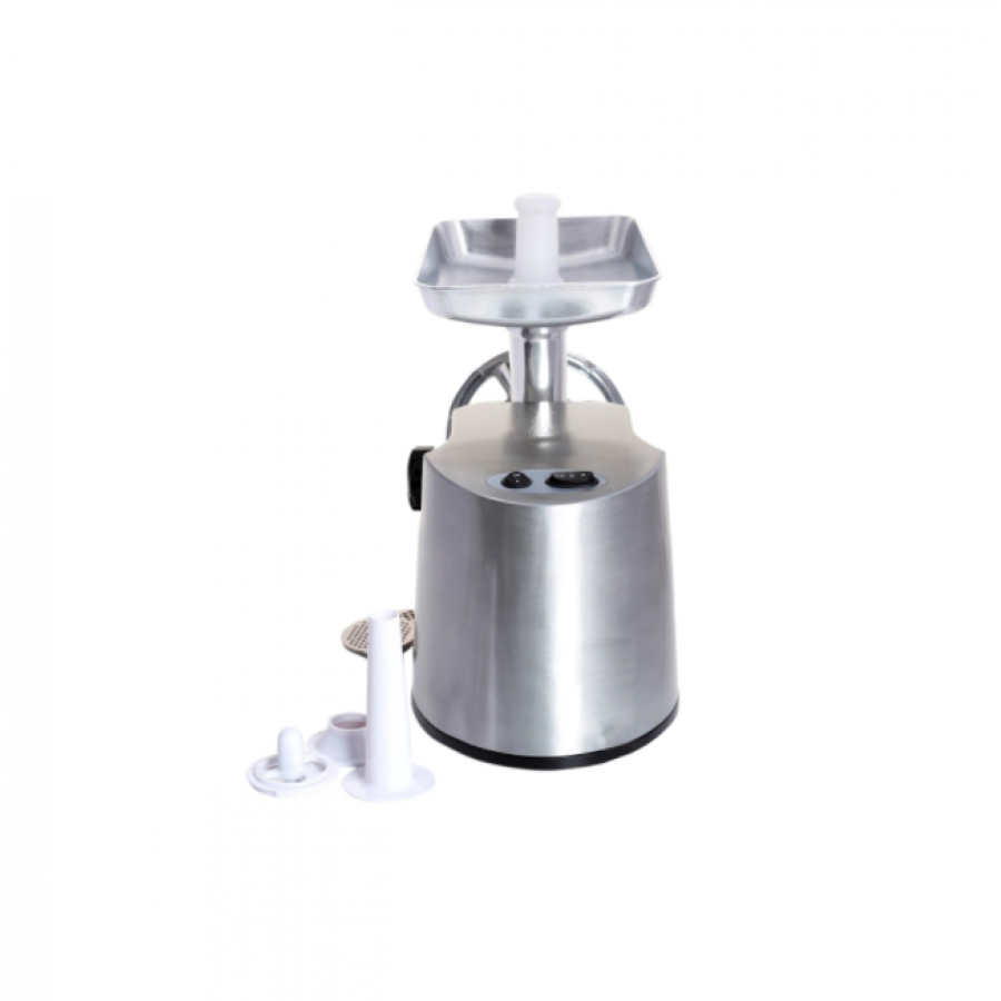 Masina De Tocat Carne, Putere 3200w, Cutit Inox, 3 Site Taiere, Functie Inversa, Zgomot 85 Db, 220 - 240 V, Carcasa Aluminiu, Argintiu