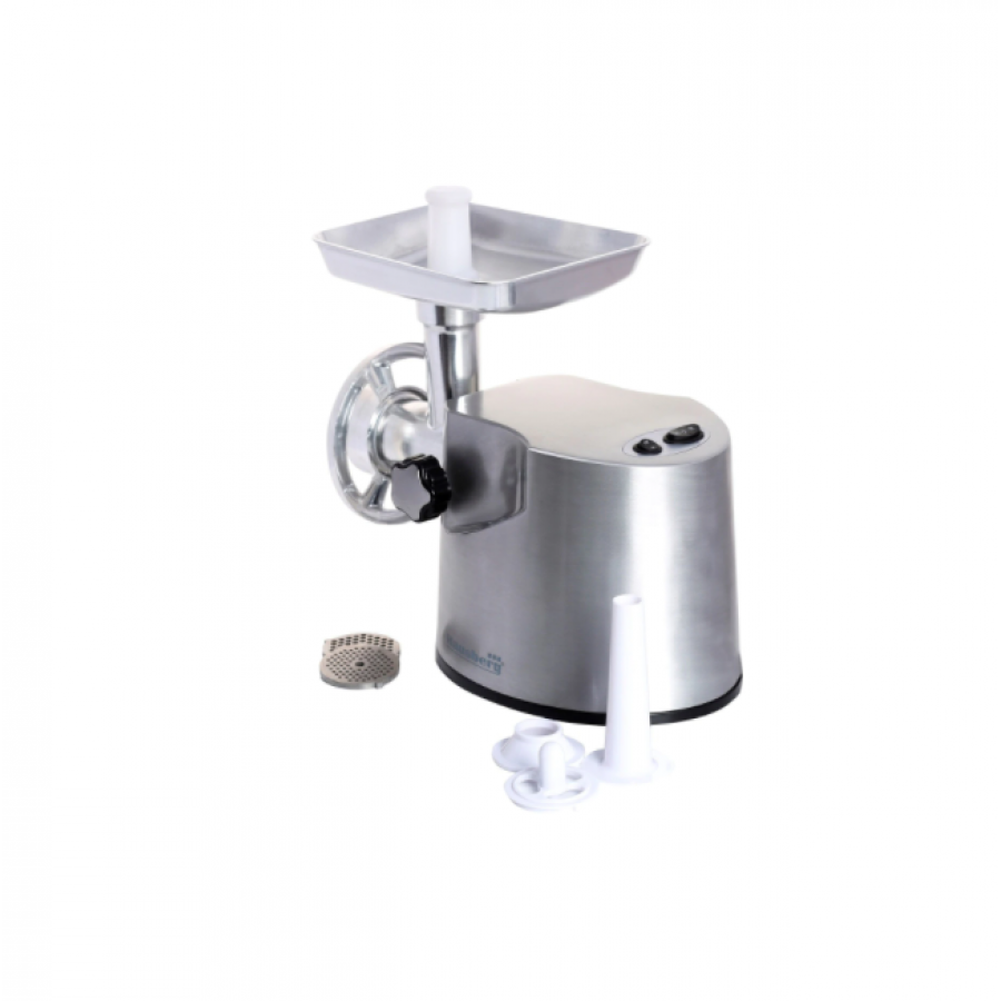 Masina De Tocat Carne, Putere 3200w, Cutit Inox, 3 Site Taiere, Functie Inversa, Zgomot 85 Db, 220 - 240 V, Carcasa Aluminiu, Argintiu