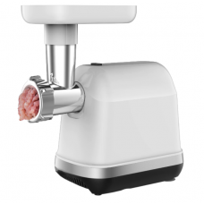 Masina De Tocat Profesionala Cu Cutite Din Inox, Putere 1300 W, Zgomot 85 Db, Functie Rever, Buton Pornit/oprit, Capacitate 2 Kg/min, Alb