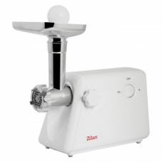 Masina Electrica De Tocat 800w, Functie Reverse, Lame Din Otel Inoxidabil, Tava Inox, Picioare Antiaderente, Accesoriu De Carnati, Alb