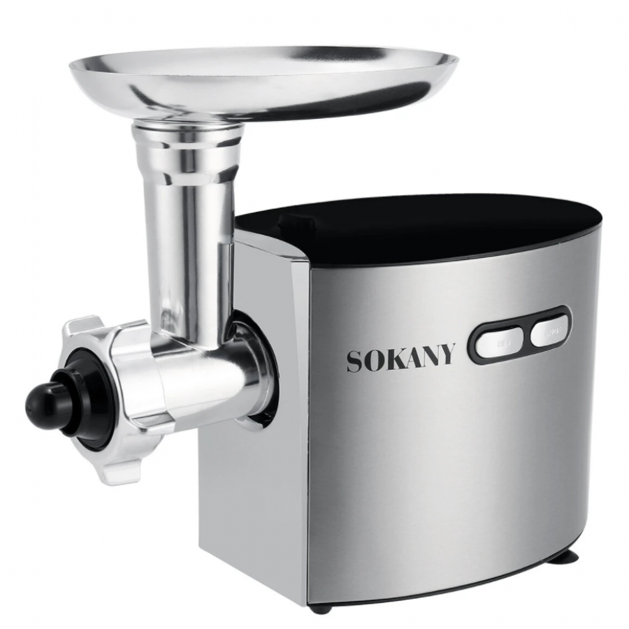 Masina Electrica De Tocat Cu Putere 2500w, Tensiune 220v, Otel Inoxidabil, Nivel De Zgomot Mic, Simplu De Folosit, Design Ergonomic Si Compacta,culoare Argintiu