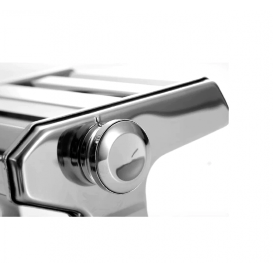 Masina Klausstech Manuala De Spaghete Si Taitei, Inox, Usor De Curatat, Rola Ajustabila Cu Latime Max 15 Cm, 6 Pozitii, Culoare Argintiu