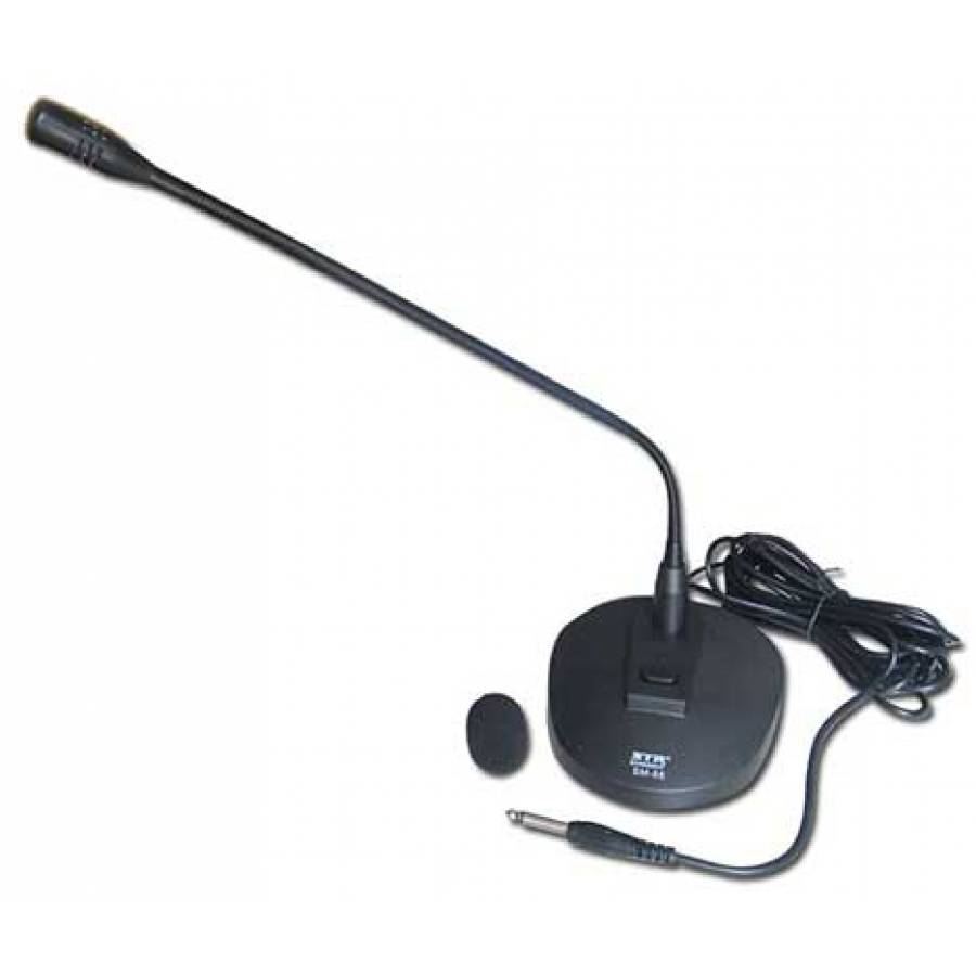 Microfon Klausstech Pentru Conferinte , Culoare Negru ,baza Stabila De Birou