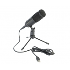 Microfon Profesional, Conectare Usb,  Plug&play, Pentru Streaming Si Podcast, Carcasa Din Metal, Cardioid, Negru