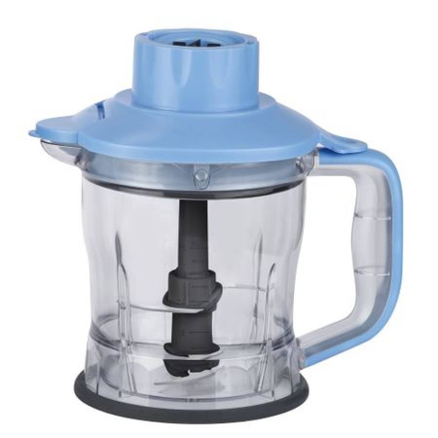 Mixer De Masa Blaupunkt , 2 Recipiente De 0.57 L Si 0.4 L,inel De Silicon , Tocator Atasat, Buton Comod, Lama Dubla, Plastic De Calitate Inalta,putere 700w, Design Modern,culoare Alb/albastru