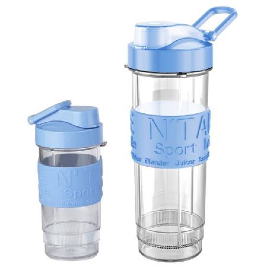 Mixer De Masa Blaupunkt , 2 Recipiente De 0.57 L Si 0.4 L,inel De Silicon , Tocator Atasat, Buton Comod, Lama Dubla, Plastic De Calitate Inalta,putere 700w, Design Modern,culoare Alb/albastru