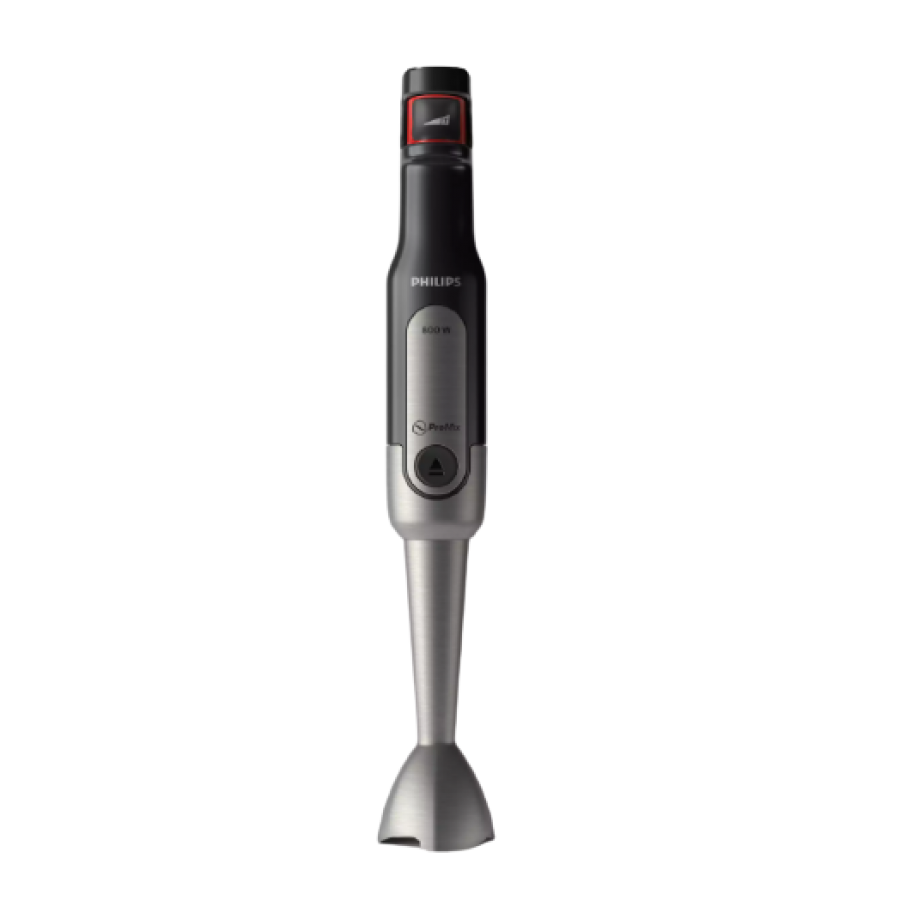 Mixer Vertical Philips Promix Viva, Functie Turbo, Functie Speedtouch, Comutator Pornit/oprit, Lavabil, Putere 800w, Otel Inoxidabil, Plastic Abs, Negru/gri