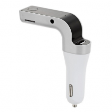 Modulator Auto Klausstech, Radio Fm, Bluetooth, Usb, Redare Mp3, Hands-free, Card Micro Sd, Negru / Alb