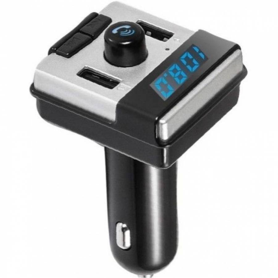 Modulator Fm Klausstech, Bluetooth 4.2, 2 Porturi Usb, 5v/2.1a, Functie Raspundere/refuz Apel, Mp3, Design Ergonomic, Negru