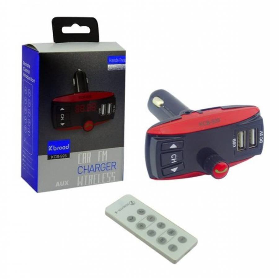 Modulator Fm Klausstech, Hands-free, Functie De Incarcare, Aux, Display Lcd, Mp3 Player, 24v, Telecomanda Inclusa, Argintiu