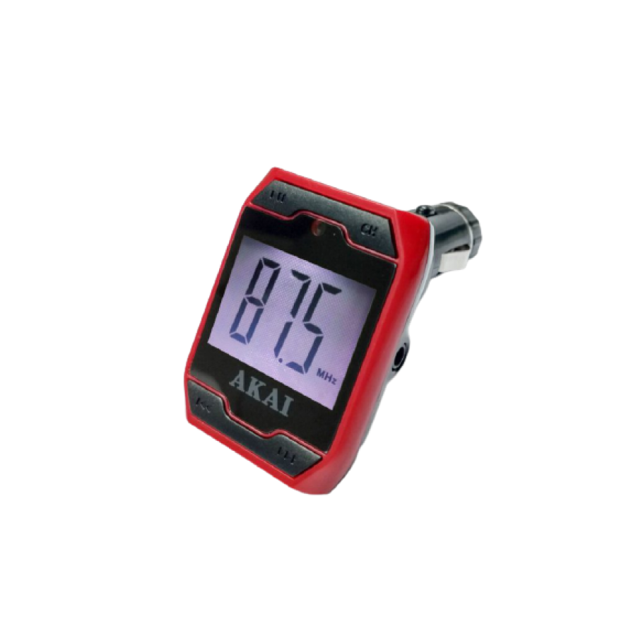 Modulator Fm, Mp3, Usb, Sd Card, Aux-in 3.5mm, Display Led, Frecventa 87.5 - 108.0 Mhz, Negru / Rosu