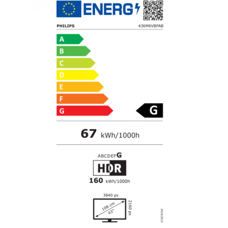 Monitor Philips 4k Hdr Cu Iluminare Ambiglow, Tehnologie Momentum, 3840 X 2160 4k Uhd, Diagonala De 42,51”/108 Cm,  Film B-led+qd, Multiview, Telecomanda, Software De Control, Negru