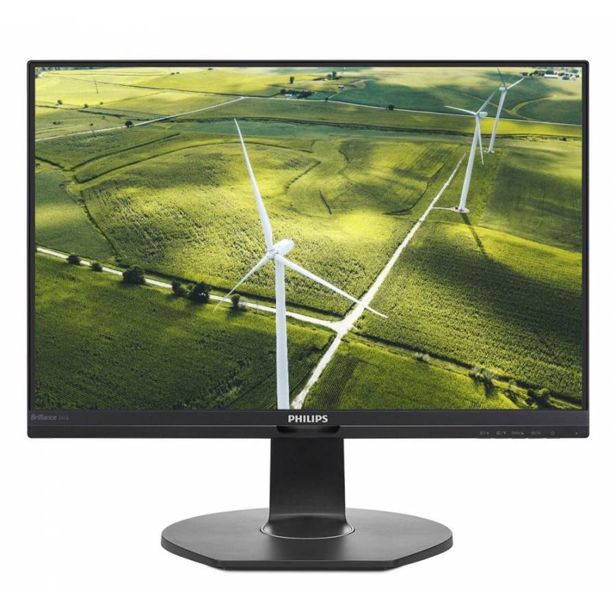 Monitor Philips Ips Lcd Cu Super-eficienta Energetica Full Hd, 1920 X 1080, Diagonala De 23.8 Inch / 60.5 Cm, Antireflex, 60 Hz, Easyread, Srgb, Control Smart, Vesa 100x100, Negru