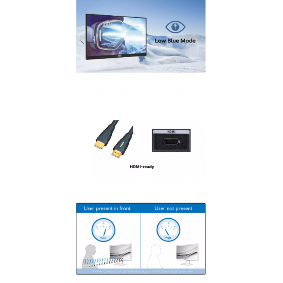 Monitor Philips Lcd Cu Powersensor 24.1 Inch / 61.1 Cm, 1920 X 1200 Wuxga, Tehnologie Ips Si Sistem W-led, Refresh 75 Hz, Stabilizator Imagine, Smartcontrol, Negru