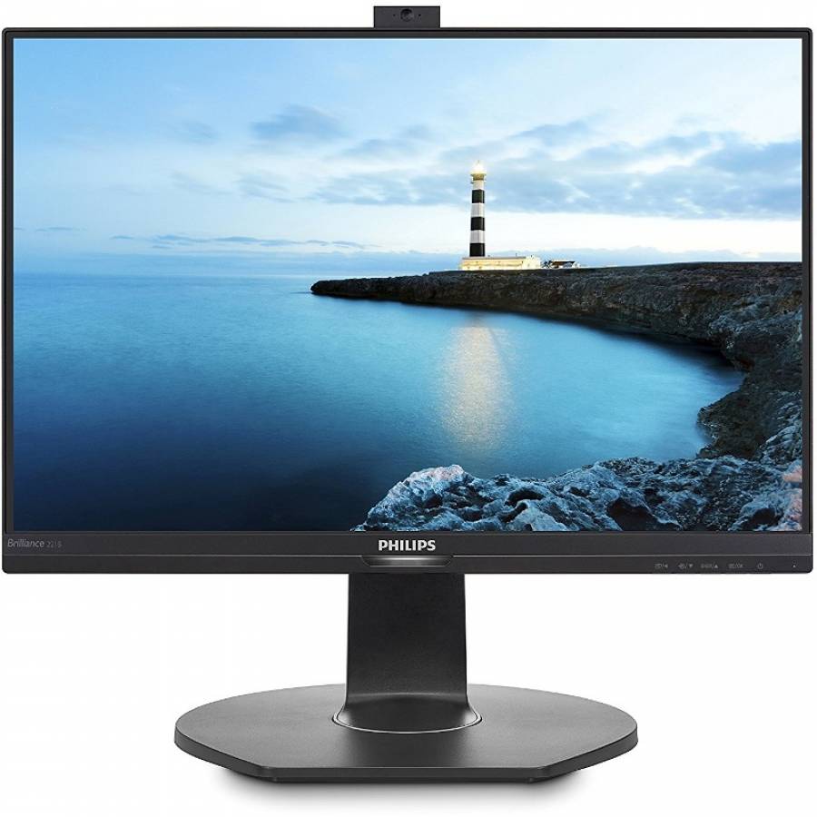 Monitor Philips Lcd Cu Powersensor B Line 1920 X 1080, Diagonala De 21,5”/54,6 Cm, Ips, Sistem W-led, 16:9,  250  Cd/m², Srgb, Hdmi/displayport/vga, Negru