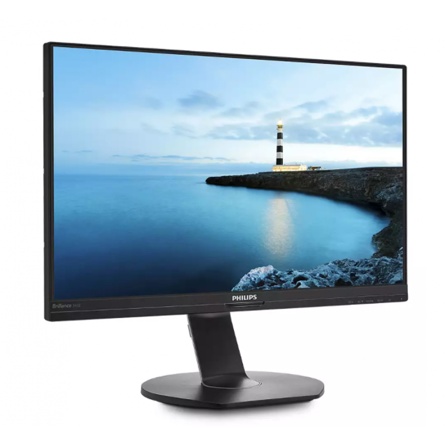 Monitor Philips Lcd Fhd Cu Statie De Andocare Usb-c, B Line, 1920 X 1080 La 75 Hz, Diagonala 24, Smartimage, Vga/hdmi/displayport/usb-c, Smartcontrol, Negru