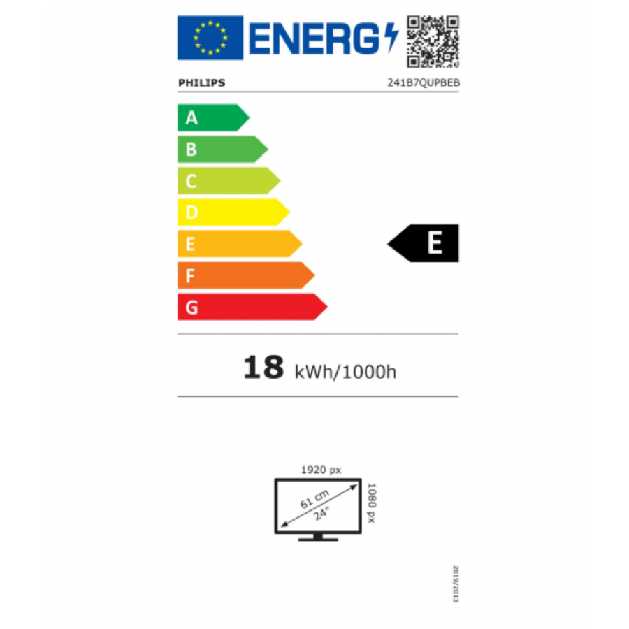Monitor Philips Lcd Fhd Cu Statie De Andocare Usb-c, B Line, 1920 X 1080 La 75 Hz, Diagonala 24, Smartimage, Vga/hdmi/displayport/usb-c, Smartcontrol, Negru