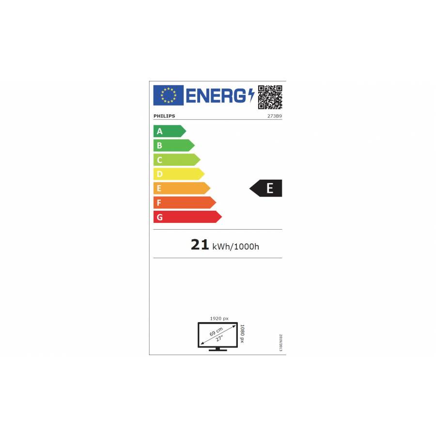 Monitor Philips Lcd Full Hd Cu Usb-c Cu Diagonala 27 (68,6 Cm), B Line, 1920 X 1080, Tehnologie Ips, Sistem W-led, Easyread, Mod Lowblue, Activare/dezactivare, Negru
