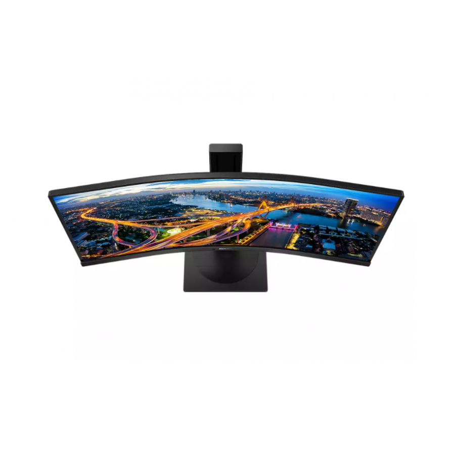 Monitor Philips Ultrawide Curbat Cu Tehnologie B Line, 3440 X 1440 Wqhd, 34 (86,36 Cm), 21:9, Antireflex, Sistem Wled, 300 Cd/m2, Smartimage, Srgb, Mod Low Blue, Negru