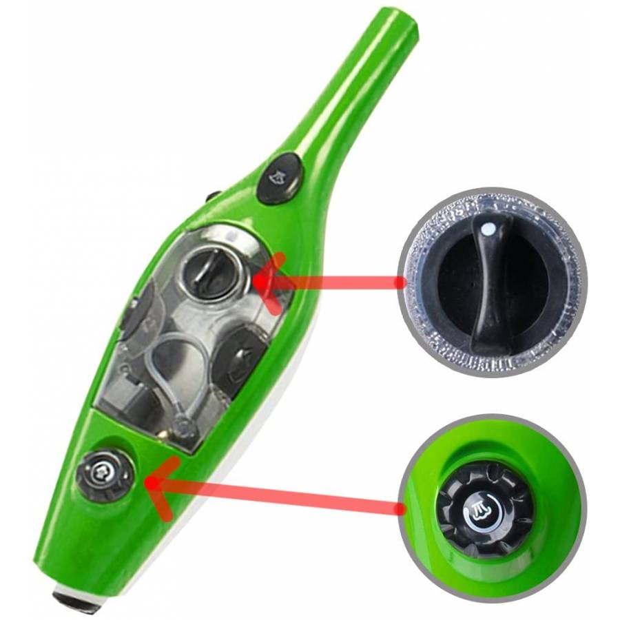 Mop Electric Cu Aburi Multifunctional Klausstech, 1300 W, Maner Reglabil, Presiune Abur 1,9 Bar, Caapcitate Rezervor 360 Ml, Accesorii Incluse, Ideal Pentru Curatat Si Dezinfectat, Design Modern