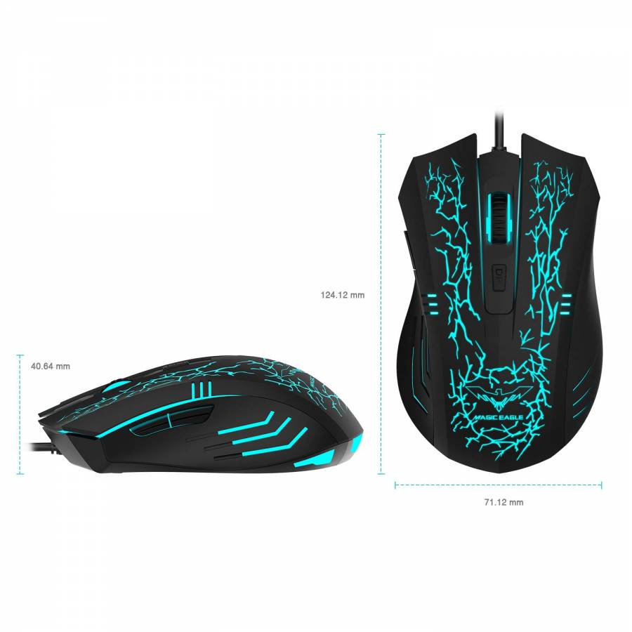 Mouse Gaming Havit , Cu Fir , Ergonomic Led