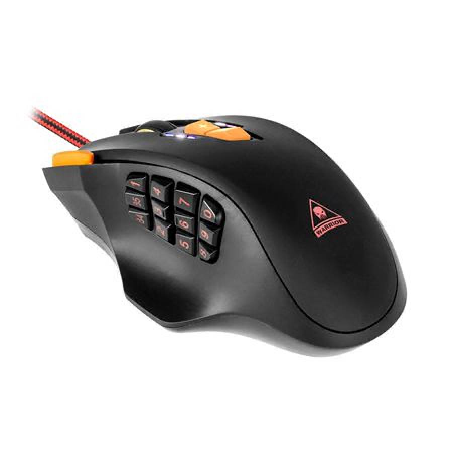 Mouse Profesional De Gaming, Accelerare 30g, Rezolutie 800-16400 Dpi,  18 Butoane, Senzor Avago 9800, Utilizare Prin Cablu , Interfata Usb 2.0, Culoare Negru