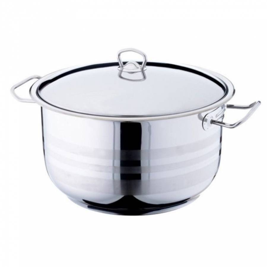 Oala Inox - Cu Capac De Inox, 14l  , Argintiu