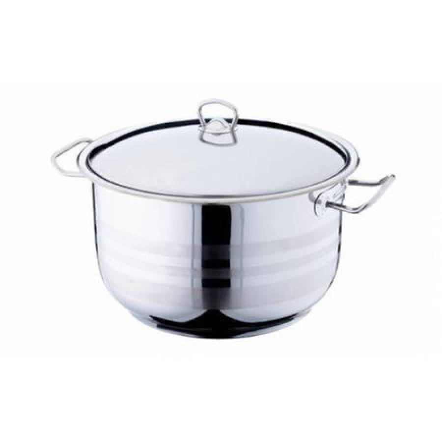 Oala Inox - Cu Capac De Inox, 14l  , Argintiu