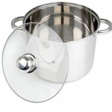 Oala Inox Cu Capac Yena Grunberg 22cm, 6.5l