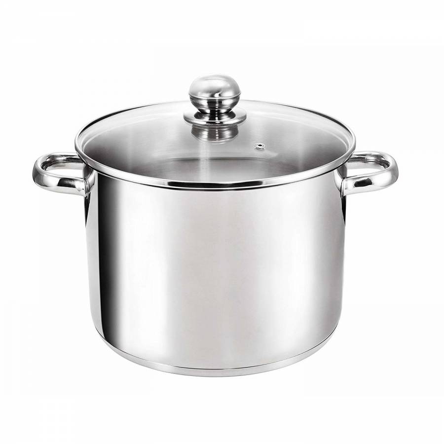 Oala Inox Cu Capac Yena Grunberg 30cm,15.5l