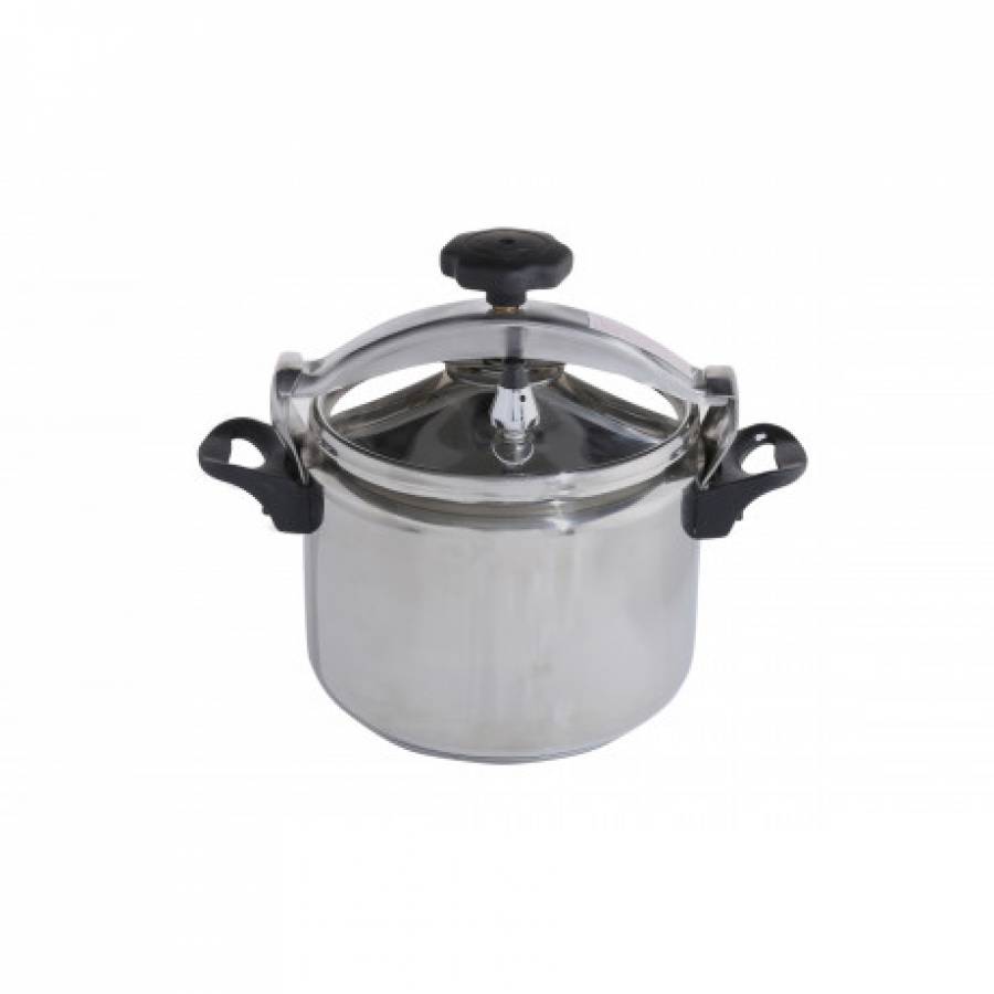 Oala Sub Presiune Cu Capac, Aluminiu, Capacitate De 11l, Diametru De 24 Cm, 3 Straturi De Baza, Argintiu