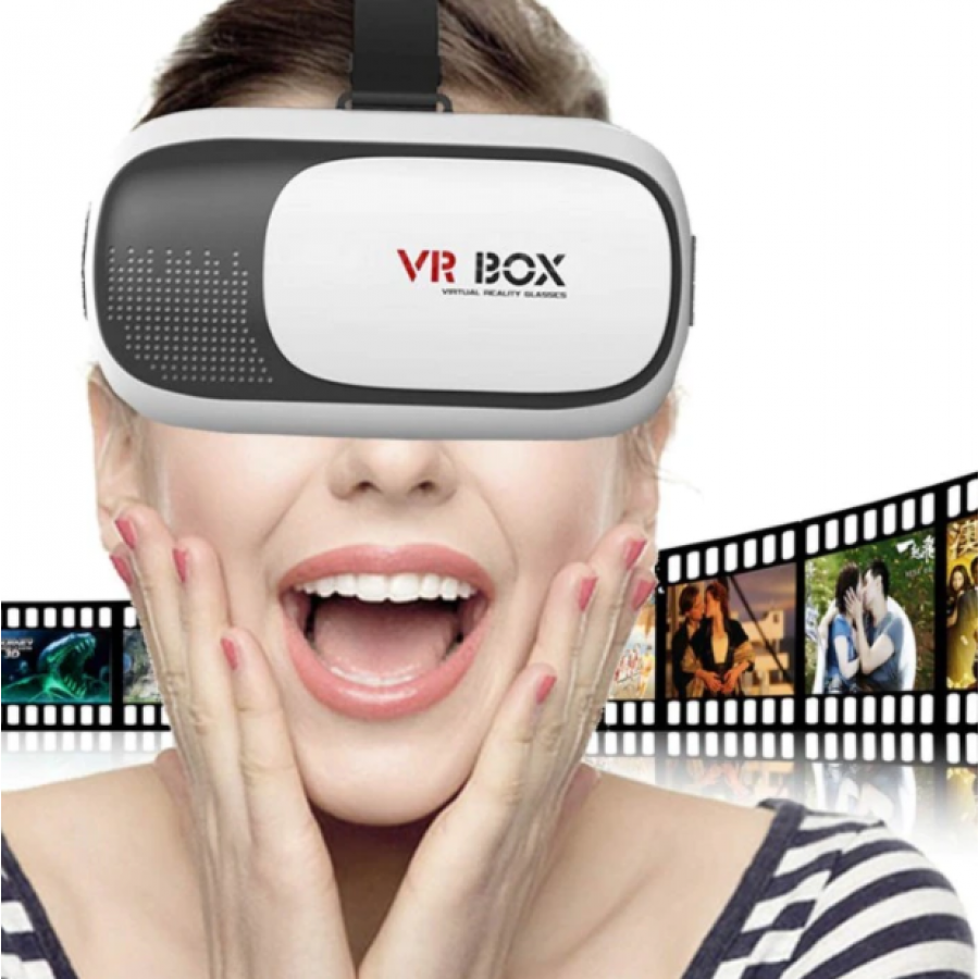 Ochelari Vr Profesionali, 85º ~ 95º, Compatibil Cu Android / Ios, Display Lcd, Material Abs Si Policarbonat, Culoare Alb / Negru