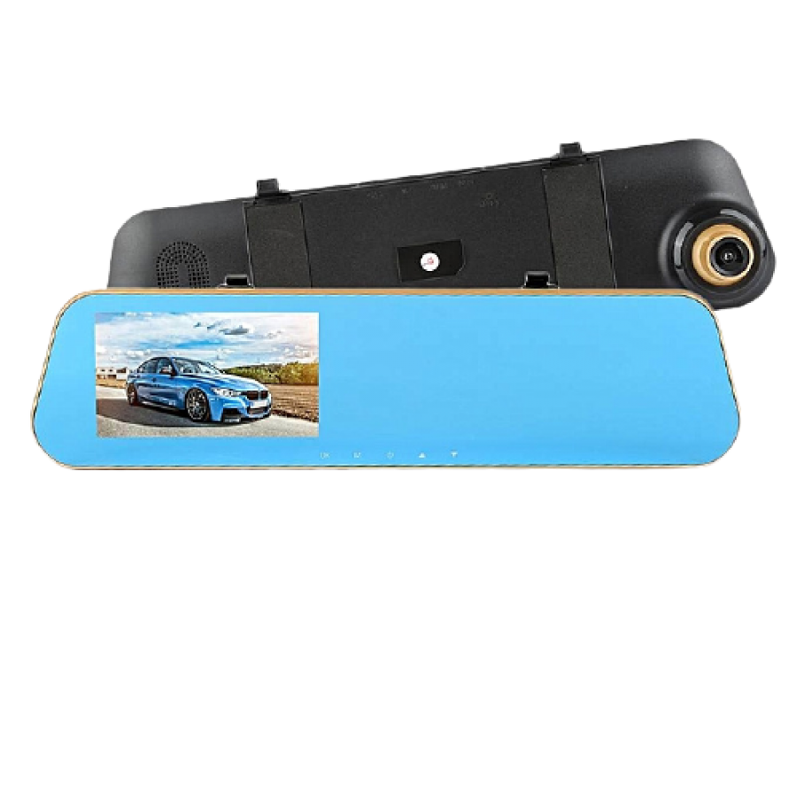 Oglinda Auto Cu Camera De Marsarier, Full Hd, Tft, Night Vision, Senzor De Miscare, Usor De Folosit, Usor De Instalat, Negru