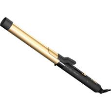 Ondulator Babyliss Creative Gold Medium Curls, Varf Rece, Diametru 25mm, Indicator Led, Afisare Temperatura, Placa Ceramica, 3 Trepte De Temperatura,  Negru/galben
