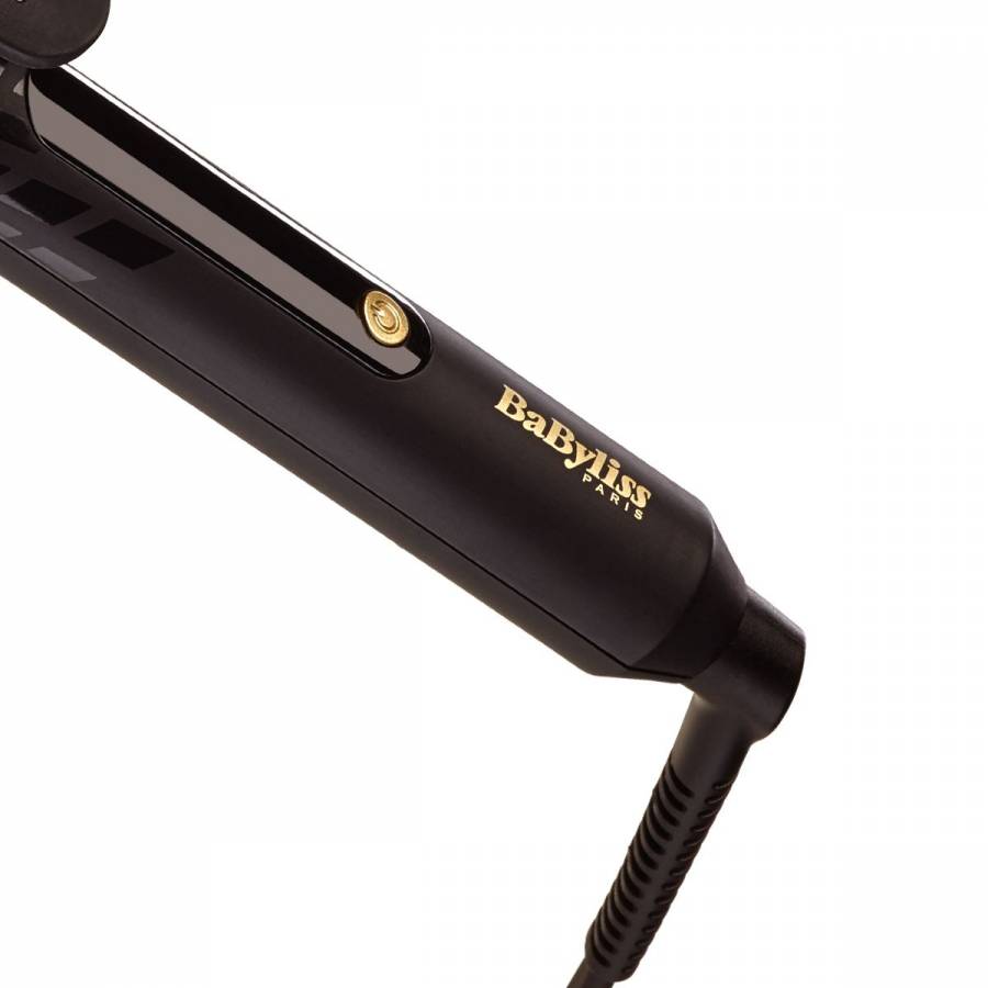Ondulator Babyliss Creative Gold Medium Curls, Varf Rece, Diametru 25mm, Indicator Led, Afisare Temperatura, Placa Ceramica, 3 Trepte De Temperatura,  Negru/galben