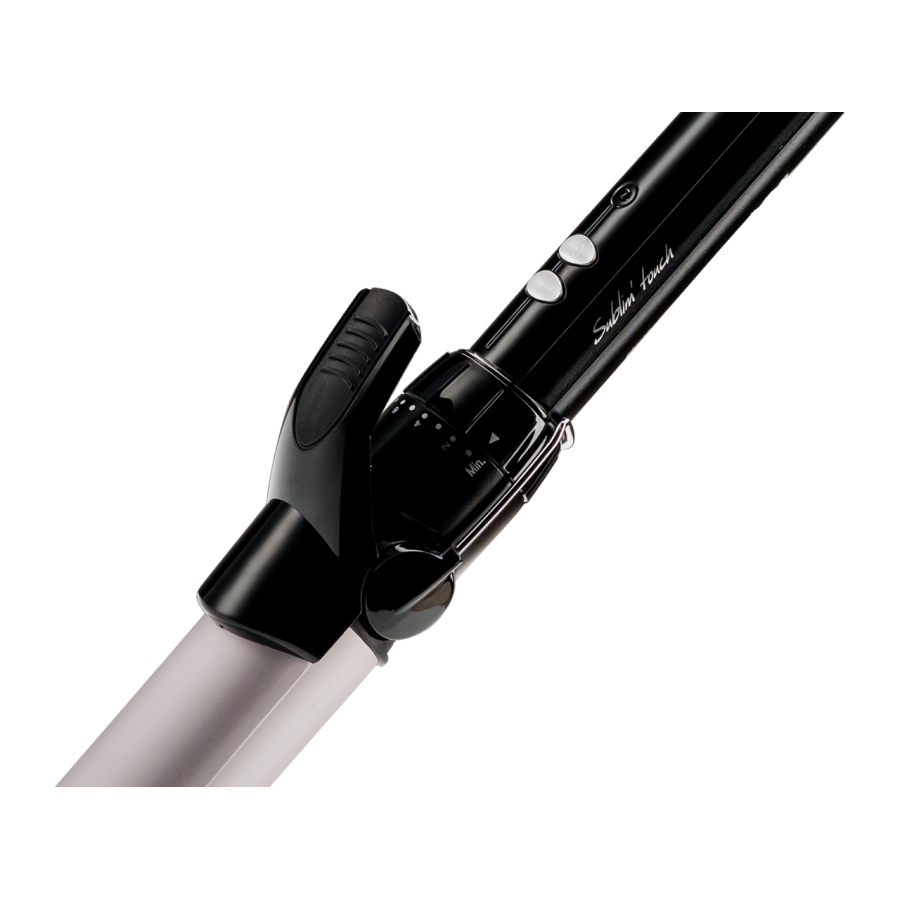 Ondulator Babyliss Sublim Touch Pro Large, Varf Ventilat, Buton Pornire / Oprire, Diametru De 32 Mm, Indicator Luminos De Functionare, Invelis Fin Si Rezistent, Alb/negru