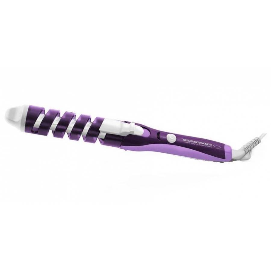 Ondulator De Par Spiral, Putere 25 W, Lungimea Elementului De Inclazire 15 Cm, Diametru  19 Mm, Ideal Pentru Toate Tipurile De Par, Alimentare 230 V, Usor De Folosit, Design Ergonomic, Violet