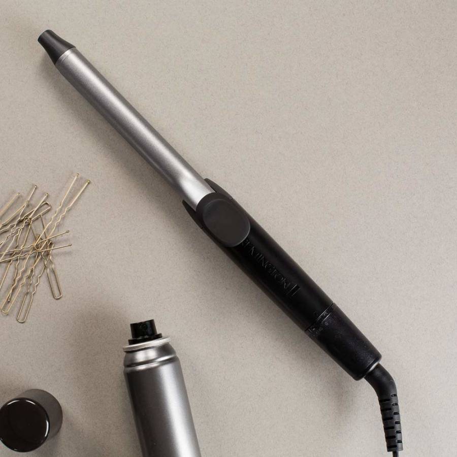 Ondulator Electric Remington Pro Spiral Curl , Invelis Ceramic Cu Titan , Turmalina Ionica , Buton Pornire/oprire , 8 Setari De Temperatura Intre 140-210 °c , Cablu Rasucibil , Suport Termorezistent , Negru