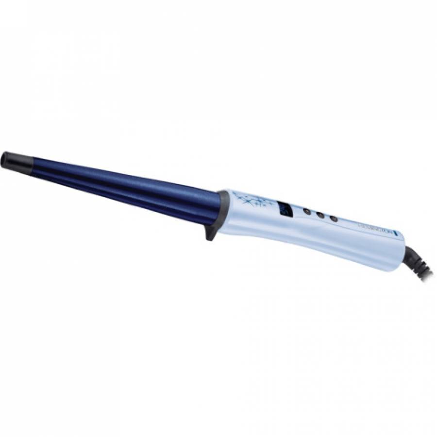 Ondulator Electric Remington Sapphire Pro Wand , Temperaturi Intre 130Âºc Si 210Âºc  , Incalzire Rapida In Doar 30 Secunde, Tehnologie Control Digital, Invelis Ceramic De Lux,control Temperatura,culoare Alb/albastru
