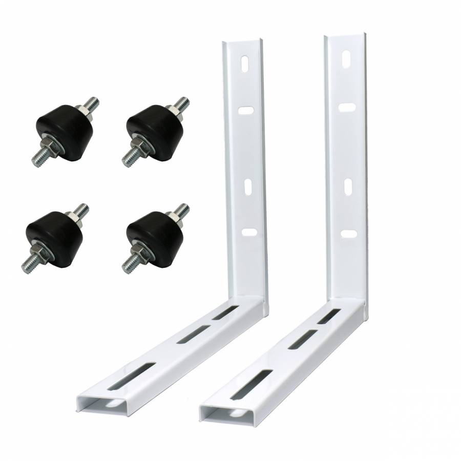 Pachet Set Console Fixe Aer Conditionat Pentru Unitate Exterioara, 400 X 500 Mm, Capacitati 12000 - 18000 Btu, Set Tampoane Anti-vibratii Ag35