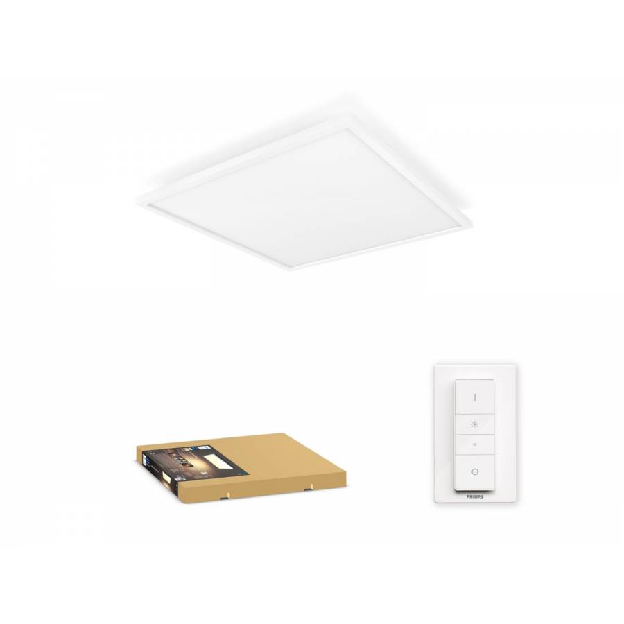 Panou Led Luminos Philips Cu Tehnologie Bluetooth, Contemporan, Material Aluminiu, 4200 Lm, 25000 Ore, 220 - 240 V, 46.5 W, Culoare Alb
