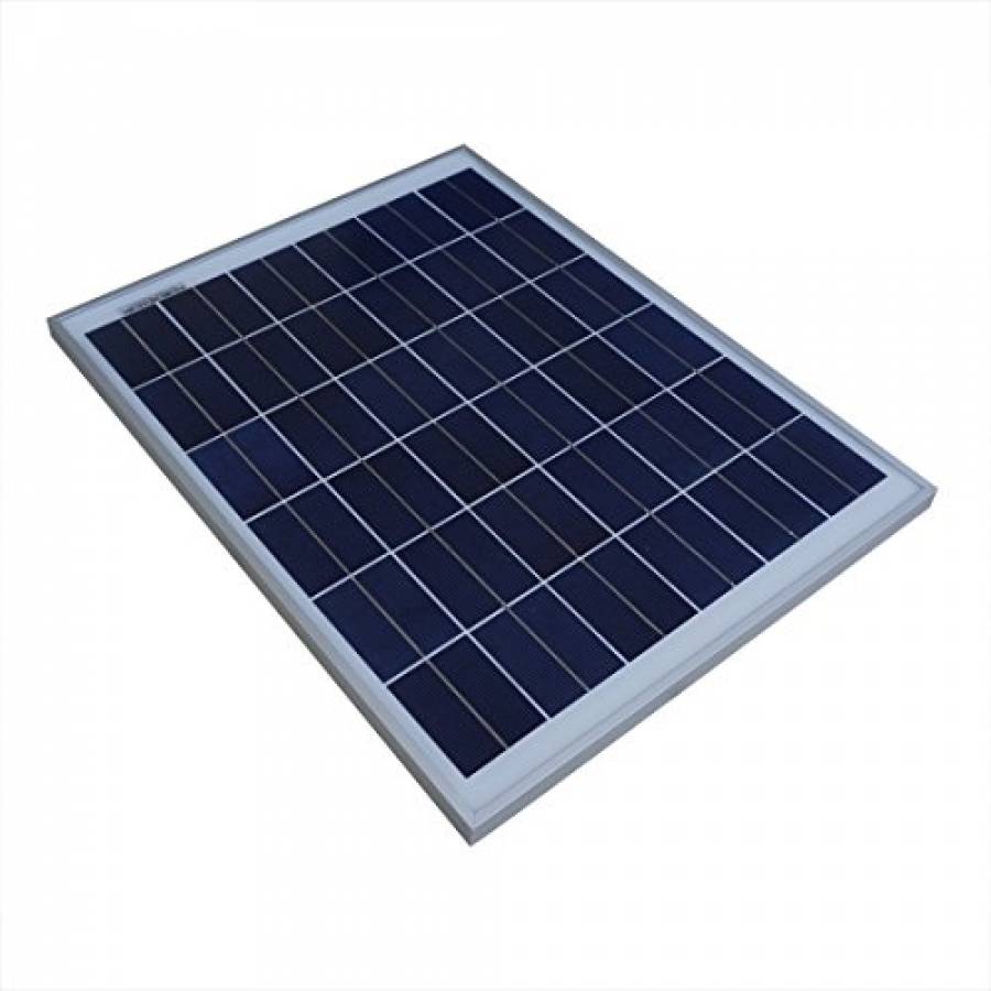 Panou Solar Klausstech, Putere 20w, Voltaj Maxim 18v, Curent Maxim 1.11a, Usor De Folosit, Destinat Zonelor Fara Curent, Negru