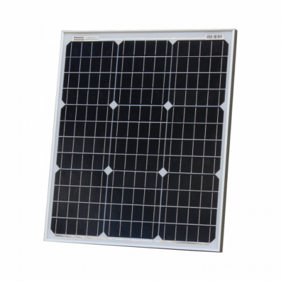 Panou Solar Klausstech, Putere 50w, Voltaj Maxim 18v, Curent Maxim 2.77a, Usor De Folosit, Destinat Zonelor Fara Curent, Negru
