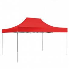 Pavilion Pliabil De Gradina Klausstech, Dimensiuni Pavilion 3 X 4.5 M , Material Cadru Metal , Capacitate Persoane 16 , Folie Exterioara Impermeabila , Culoare Rosu