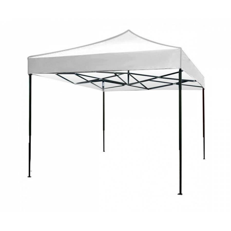 Pavilion Pliabil KlaussTech, Dimensiuni 3 X 3 M, Cadru Metalic, Design Modern, Ofera Protectie Impotriva Razelor Solare, Alb