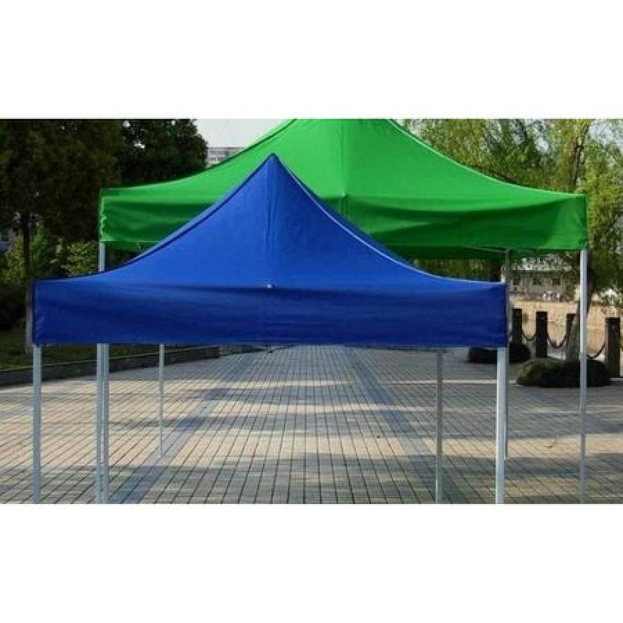 Pavilion Pliabil KlaussTech, Dimensiuni 3 X 3 M, Cadru Metalic, Design Modern, Ofera Protectie Impotriva Razelor Solare, Albastru