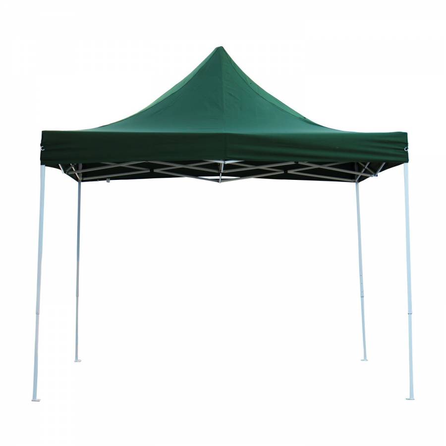 Pavilion  Pliabil Verde  KlaussTech 3x3m, Cadru Metalic